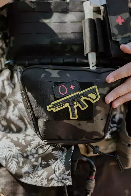 Lower utility pouch for accessories with shockcord retention, Laser Cut - Multicam Black [8FIELDS]