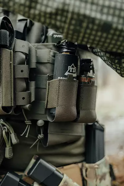 Double 40mm grenade pouch LASER CUT - Olive [8FIELDS]