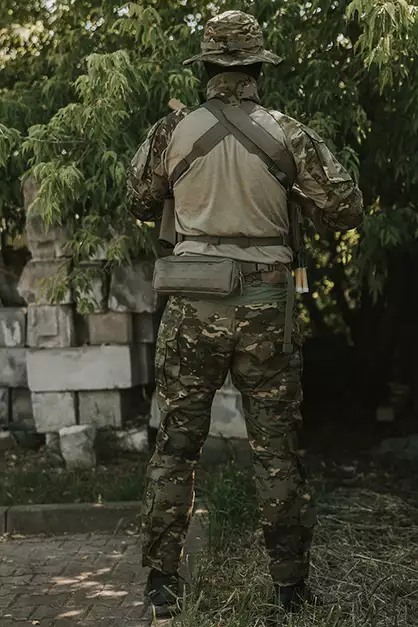 System Nerki Modułowej Laser Cut Molle - Olive [8FIELDS]