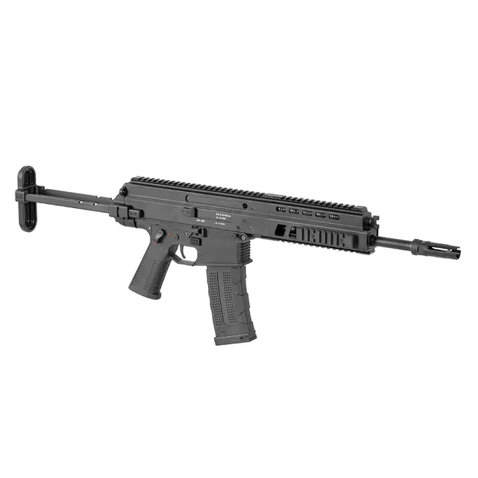 [Zestaw] Replika karabinka B&amp;T APC 556 ETU - Black [ASG] + Polimerowy magazynek STRIKE MAG na 210 kulek do M4/AR15 [EMG]