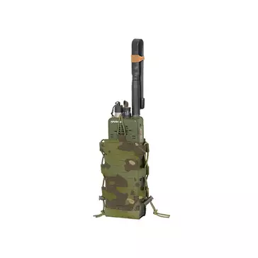 Laser Cut Adjustable Radio / Bottle Pouch with Shockcord - Multicamo Tropic [8FIELDS]