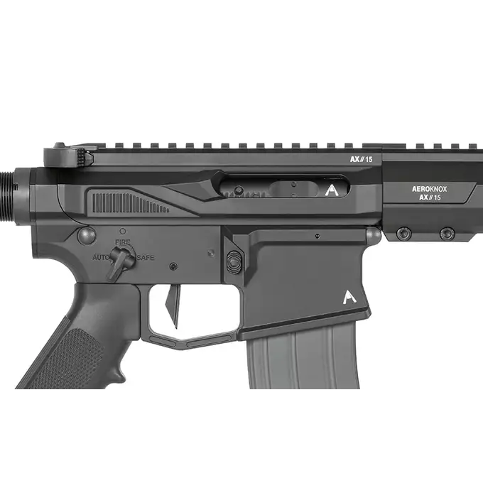 [Zestaw] Replika karabinka Aeroknox AX//15 MWS GBBR - Black [DE] + Magazynek na Green Gaz do Karabinków Noveske N4 MWS - Black [DE]