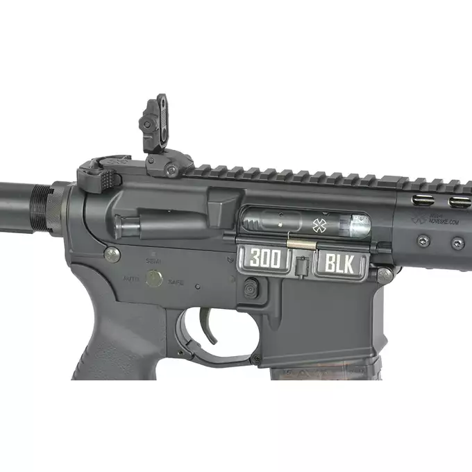 [Zestaw] Replika karabinka Noveske 10.5" Gen III Shorty 300BLK  Eshooter ETU - Black [EMG] + 180-kulkowy magazynek treningowy Lancer L5AWM 5.56 - Niebieski [EMG]
