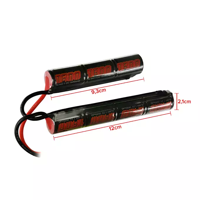 [Zestaw] AKUMULATOR NiMH 8,4V 1600mAh typ Butterfly [IPower]