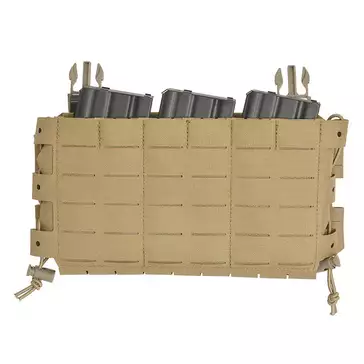 Panel Buckle-up COMPACT - insert for 3 magazines, MOLLE Laser Cut - Tan [8FIELDS]