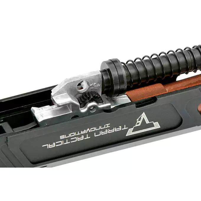 [Zestaw] Replika pistoletu TTI Combat Master Alpha - Black [JAG Arms] + Miniaturowy Celownik Pistoletowy / karabinowy - Black [JJ Airsoft]
