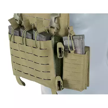 Wing Pouch MOLLE Converter (Small slots for new laser cut pouches) - Black [8FIELDS]