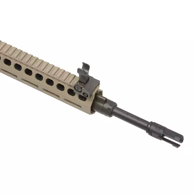 [Zestaw] Replika Barrett Rec10 Eshooter ETU - TAN [EMG] + Magazynek Mid-Cap Lancer L7AWM 7.62 na 180 kulek do AR-10/SR-25 [EMG]