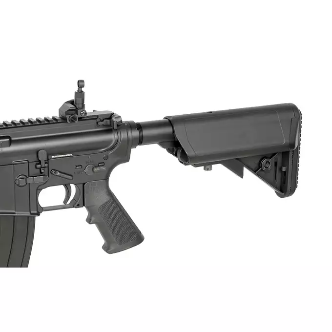 [Zestaw] Karabinek MC6595M (Zasilany Green Gazem) - Black [Golden Eagle] + Standard Performance Green Gas 500ml [Nimrod]