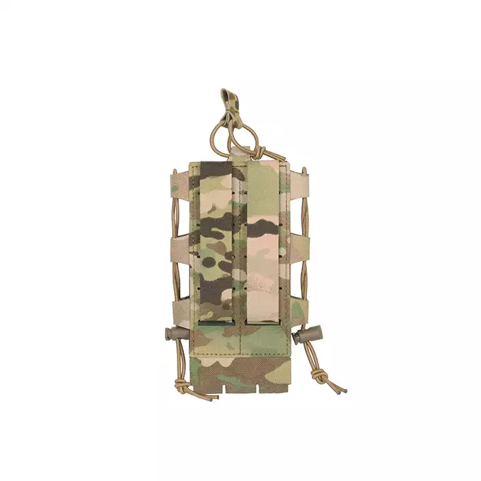 Laser Cut Adjustable Radio / Bottle Pouch with Shockcord - Multicamo [8FIELDS]