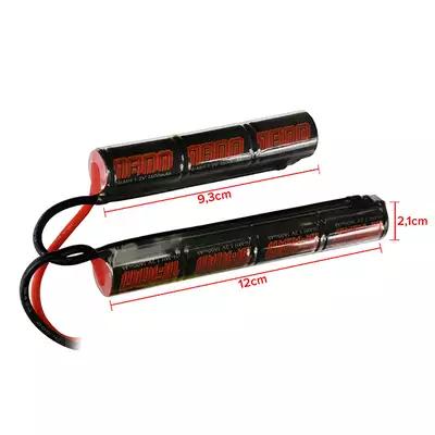 [Zestaw] AKUMULATOR NiMH 8,4V 1600mAh typ Butterfly [IPower]