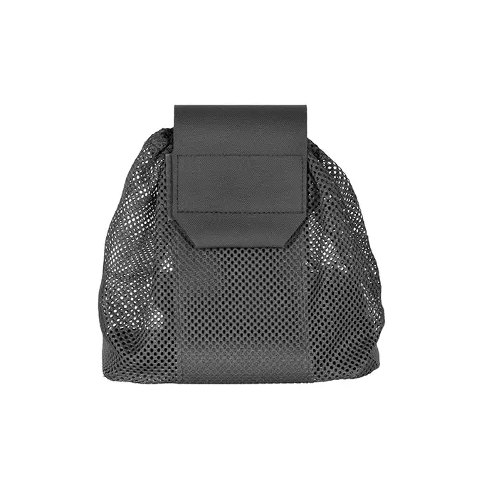 Laser Cut Foldable Mesh Dump Pouch - Black [8FIELDS]