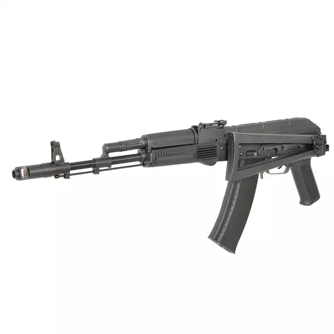 [Zestaw] CM.053 Full Steel AK replika Eshooter ETU [CYMA] + Pokrowiec na broń długą 105cm - Olive [8FIELDS]
