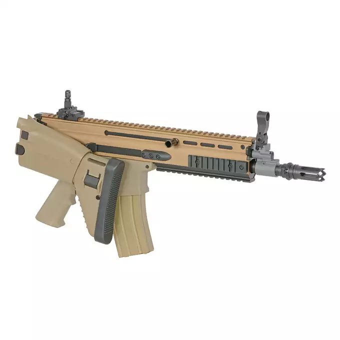 Replika FN SCAR-L z 25RPS, ESHOOTER ETU, GEN-2 - Tan [Cybergun]