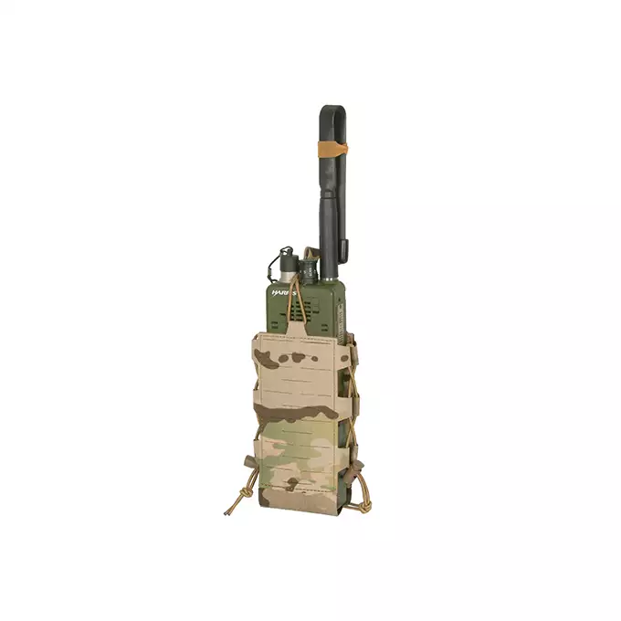 Laser Cut Adjustable Radio / Bottle Pouch with Shockcord - Multicamo [8FIELDS]