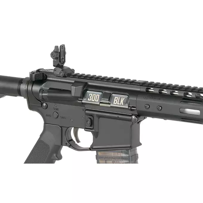 [Set] Noveske 10.5" Gen III Shorty 300BLK GBBR Replica - Black [EMG] + 30rd Lancer L5AWM 300BLK Style Train-Safe GBBR Magazine - Blue [EMG]