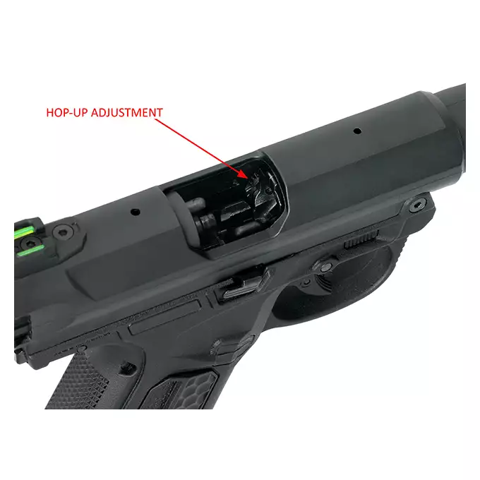 [Zestaw] Pistolet AAP-01 ASSASSIN - black [ACTIONARMY] + Standard Performance Green Gas 500ml [Nimrod]