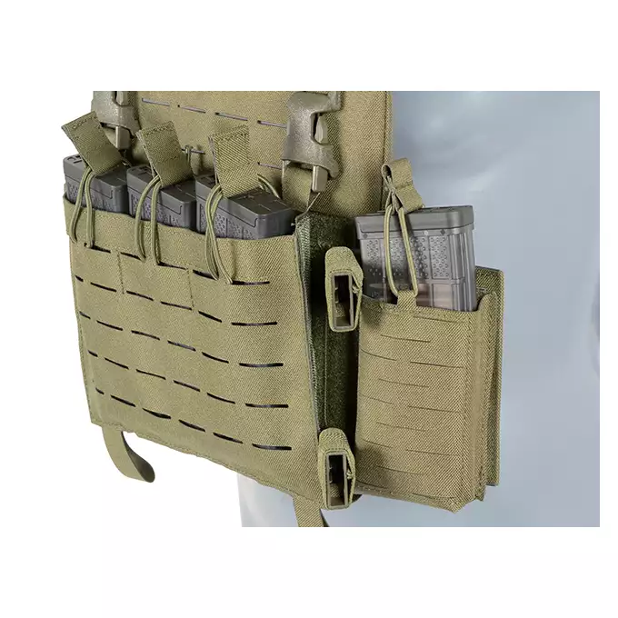 Wing Pouch MOLLE Converter (Small slots for new laser cut pouches) - Black [8FIELDS]