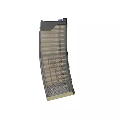 [Zestaw] Magazynek LANCER L5 300blk AWN Green Gaz do karabinków gazowych CGS, MWS - FDE [EMG]