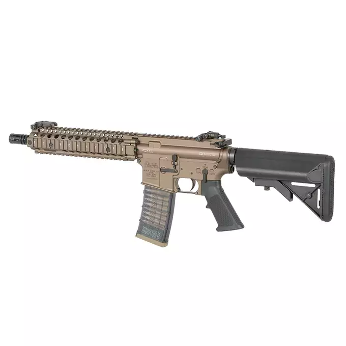 [Zestaw] Replika Gazowa Karabinka Daniel Defense DDMK18 - Dark Flat [EMG] + Standard Performance Green Gas 500ml [Nimrod]