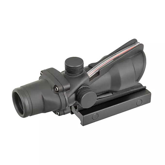 [Zestaw] Replika karabinu maszynowego FN M249 Paratrooper LMG [A&amp;K] + Kompaktowa luneta karabinowa 4x32 - Black [EM]