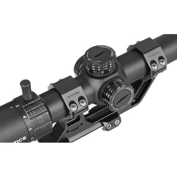 S6 1-6×24 LPVO SFP Scope with High Picatinny Mount [Vector Optics]