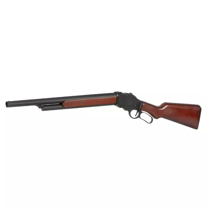 [Zestaw] Replika Strzelby M1887 Lever Action Long - Real Wood [S&amp;T] + Zestaw 5 Naboi na 3 Kulek do Strzelby M1887 Green Gaz [S&amp;T]