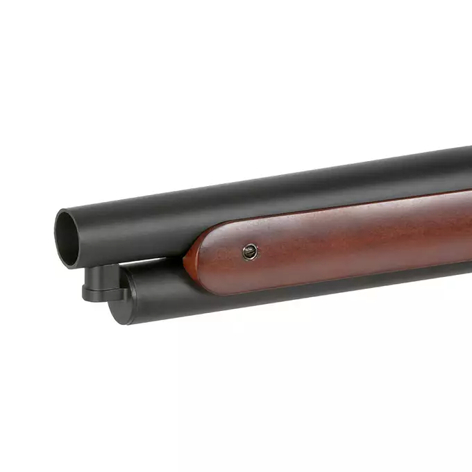 [Zestaw] Replika strzelby M1887 Short lever Action - Real Wood [S&amp;T] + Zestaw 5 Naboi na 3 Kulek do Strzelby M1887 Green Gaz [S&amp;T]