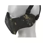 Low-Profile Protective Mask with Cheek and Ear Protection type A - Multicamo Black [8FIELDS]