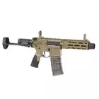 [Zestaw] Gazowa replika Daniel Defense DDM4 CQB PDW - Tan [EMG] + Magazynek LANCER L5 300blk AWN Green Gaz do karabinków gazowych CGS, MWS - FDE [EMG]