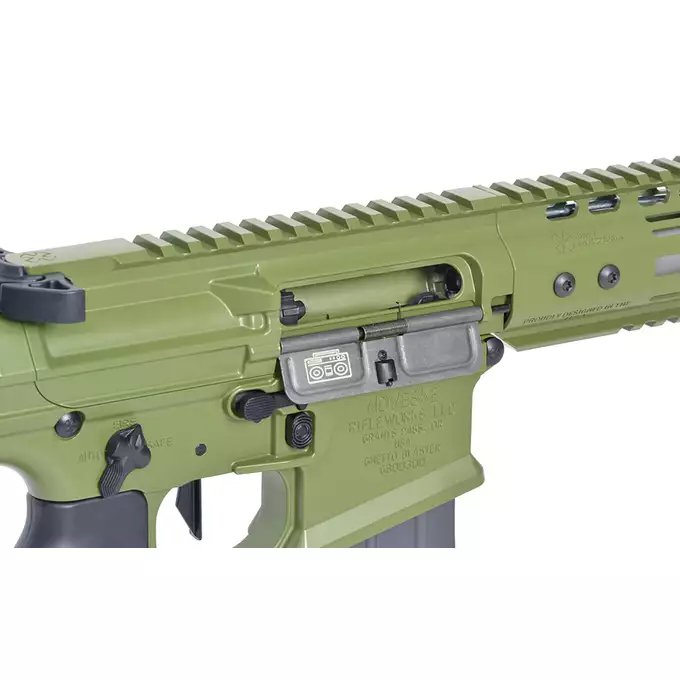 [Zestaw] Replika karabinka Noveske N4 Ghetto Blaster 10.5" MWS Gen3 GBBR - Bazooka Green [EMG] + Pokrowiec na broń 105cm - Olive [8FIELDS]