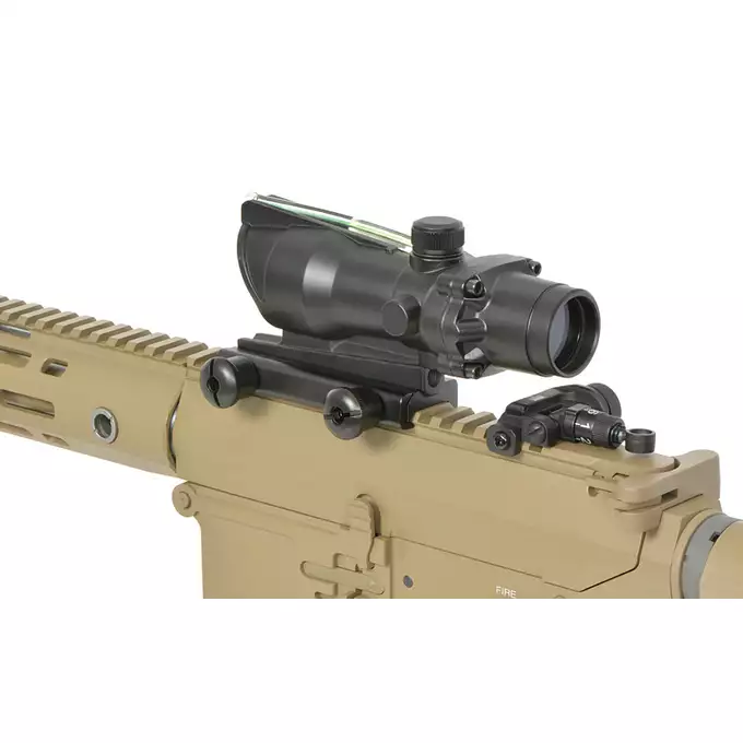 [Zestaw] CM.105 Daniel Defense M4A1 Eshooter ETU - Black [EMG] + Celownik kolimatorowy z światłowodem - Black [T-Eagle]