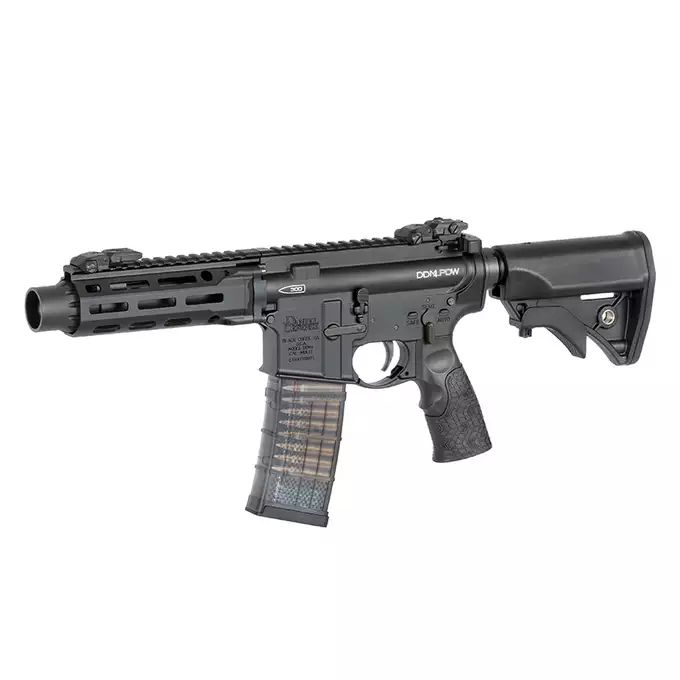 [Zestaw] Replika gazowa karabinka Daniel Defense DDM4PDW - Black [EMG] + Standard Performance Green Gas 500ml [Nimrod]