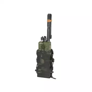 Laser Cut Adjustable Radio / Bottle Pouch with Shockcord - Multicamo Black [8FIELDS]