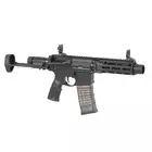[Zestaw] Gazowa replika Daniel Defense DDM4 CQB PDW - Black [EMG] + 30-kulkowy gazowy magazynek treningowy Lancer L5AWM .300 BLK - niebieski [EMG]