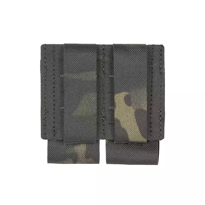 Double 40mm grenade pouch LASER CUT - Multicamo Black [8FIELDS]