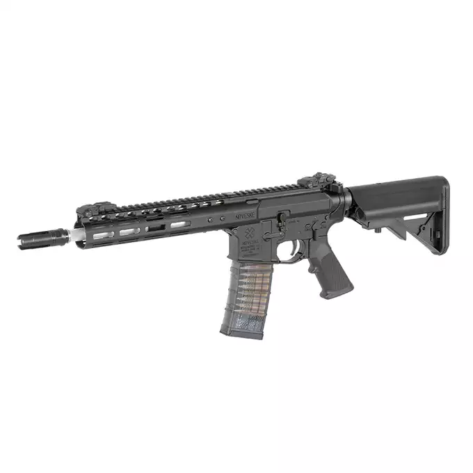 [Set] Noveske 10.5" Gen III Shorty 300BLK GBBR Replica - Black [EMG] + 30rd Lancer L5AWM 300BLK Style Train-Safe GBBR Magazine - Blue [EMG]