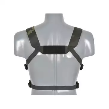 Chest Rig COMPACT - Buckle-up, MOLLE Laser Cut - Multicamo Black [8FIELDS]