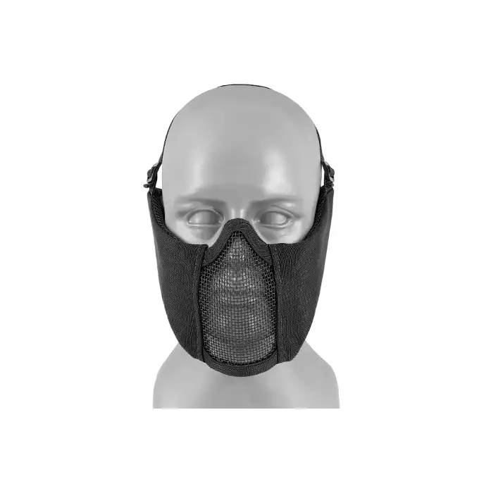 Low-Profile Protective Mask with Cheek and Ear Protection type A - Black [8FIELDS]