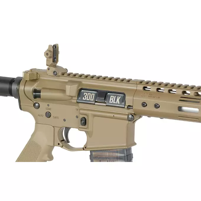 [Zestaw] Replika gazowa karabinka Noveske 10.5" Gen III Shorty 300BLK - Tan [EMG] + Magazynek LANCER L5 300blk AWN Green Gaz do karabinków gazowych CGS, MWS - FDE [EMG]