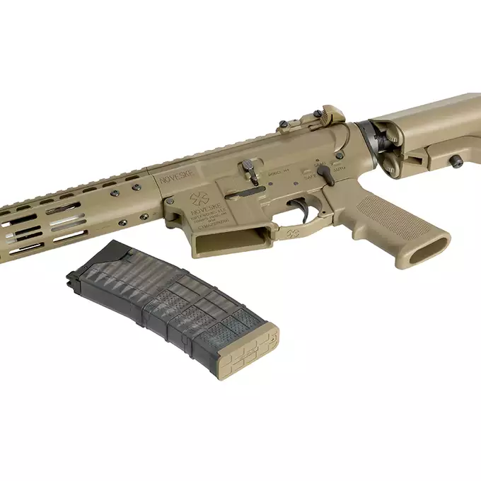 [Zestaw] Replika gazowa karabinka Noveske 10.5" Gen III Shorty 300BLK - Tan [EMG] + Standard Performance Green Gas 500ml [Nimrod]