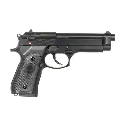 [Zestaw] ST92F Non-Blowback Airsoft Gas Pistol - Black [STTi] + Light Performance Blue Gas [Nimrod]