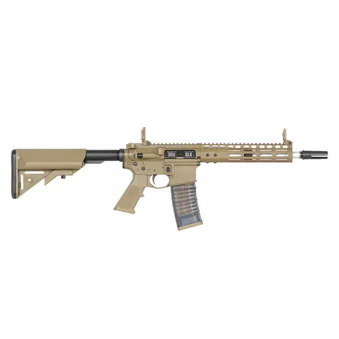 [Zestaw] Replika gazowa karabinka Noveske 10.5" Gen III Shorty 300BLK - Tan [EMG] + Standard Performance Green Gas 500ml [Nimrod]