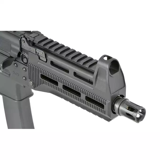 [Zestaw] WE06 Full Metal, ESHOOTER ETU replika pistoletu maszynowego [WELL PRO] + Magazynek o zmiennej pojemności 30/80 kulek do WE06 [WELL]