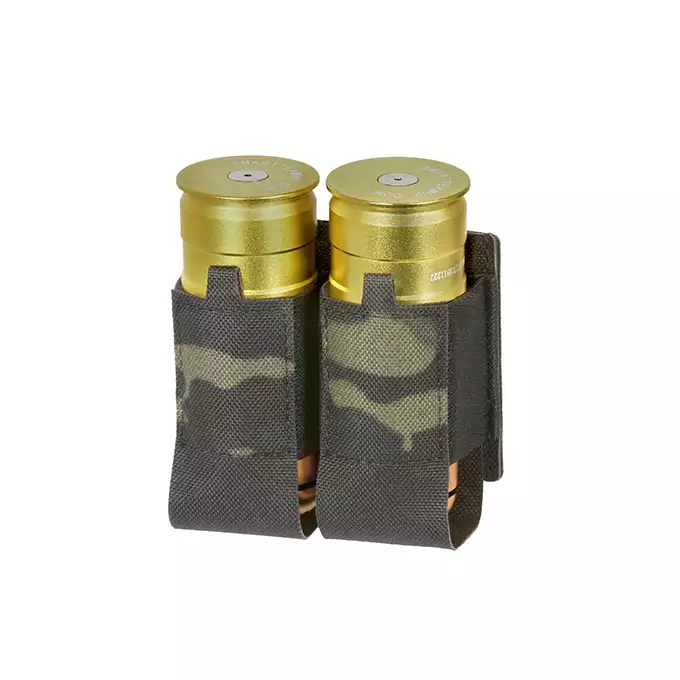Double 40mm grenade pouch LASER CUT - Multicamo Black [8FIELDS]