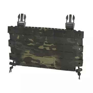 Buckle-up COMPACT Panel - insert for 3 magazines, MOLLE Laser Cut - Multicam Black [8FIELDS]