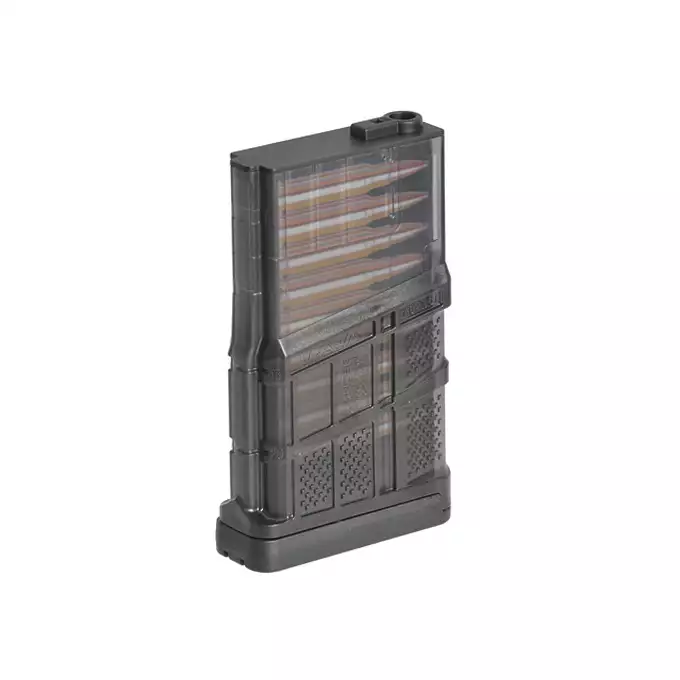 [Zestaw] Replika Airsoftowa EC-901 Edycja Advanced (ulepszony gearbox) + Eshooter - Dark Earth [E&amp;C] + Magazynek Mid-Cap Lancer L7AWM 7.62 na 180 kulek do AR-10/SR-25 [EMG]