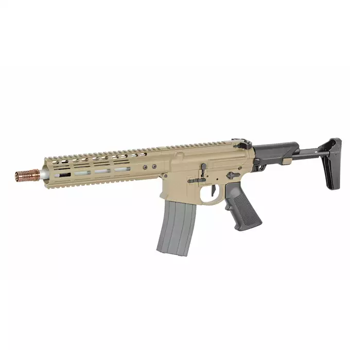 [Zestaw] Replika karabinka Noveske N4 Ghetto Blaster 10.5" MWS Gen3 GBBR - FDE [EMG] + Pokrowiec na broń 105cm - Tan [8FIELDS]
