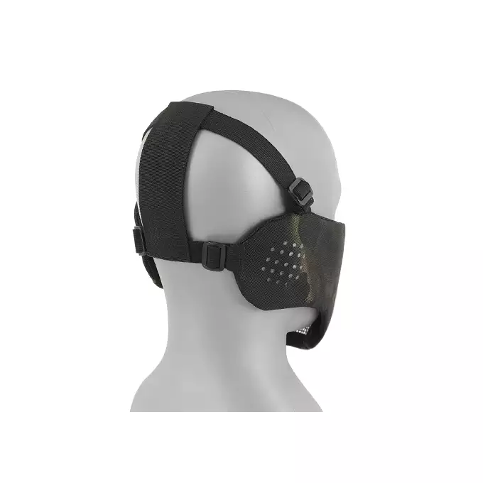 Low-Profile Protective Mask with Cheek and Ear Protection type A - Multicamo Black [8FIELDS]