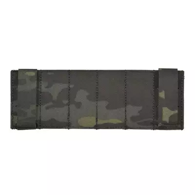 MOLLE Panel 6x3 for chest rig harness LASER CUT - Multicamo Black [8FIELDS]